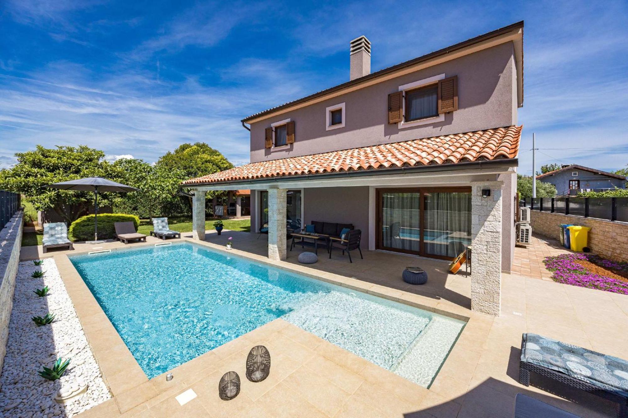 Villa Roma Near Pula For 6 People With Private Pool Jadreški Exterior foto